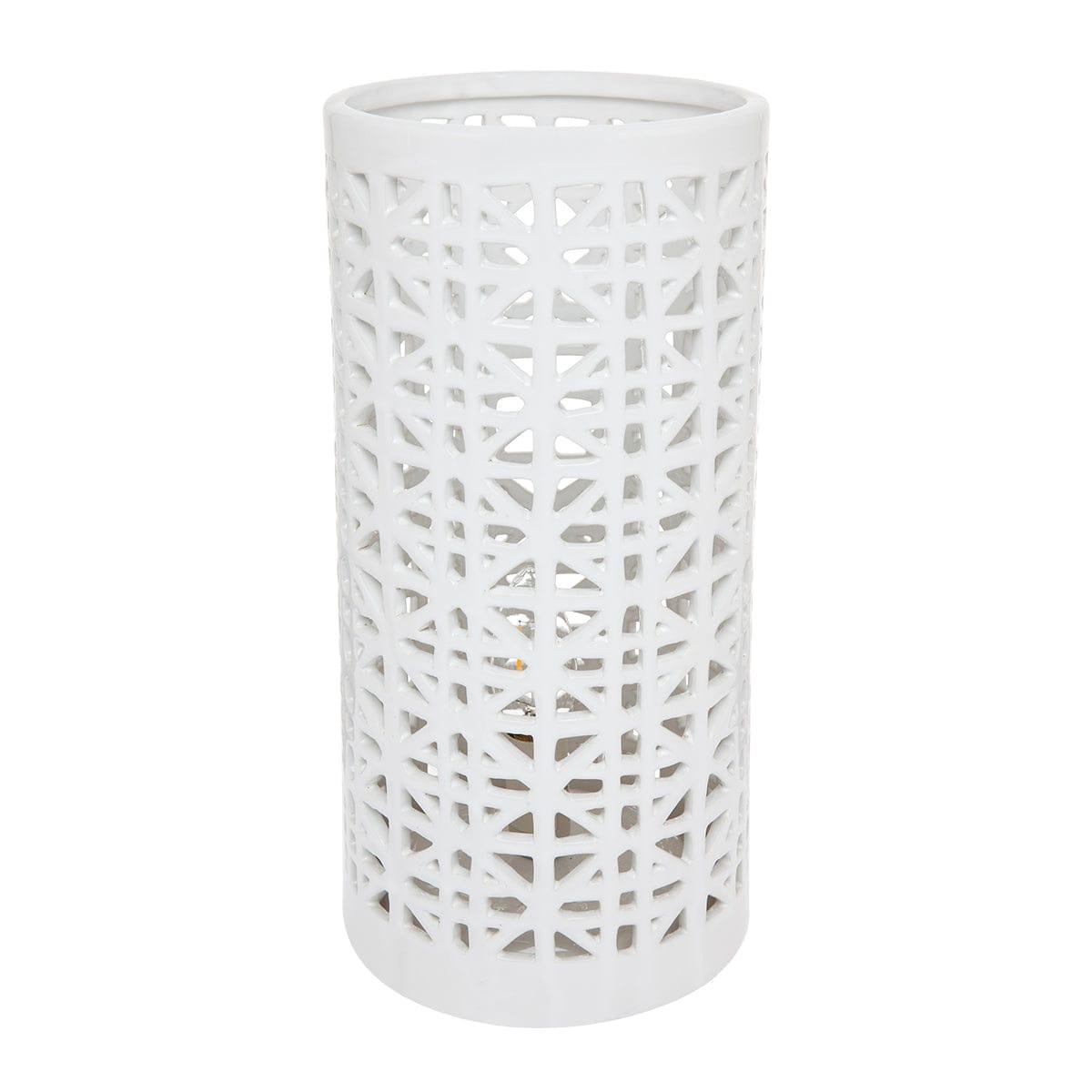 House Journey Table Lamp Oprah Table Lamp - White