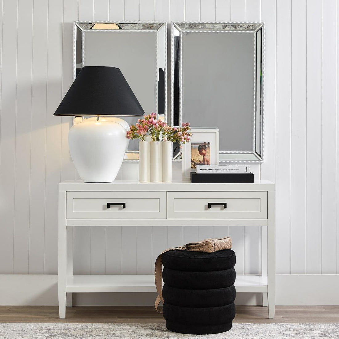 House Journey Table Lamp Picasso Table Lamp - White w Black