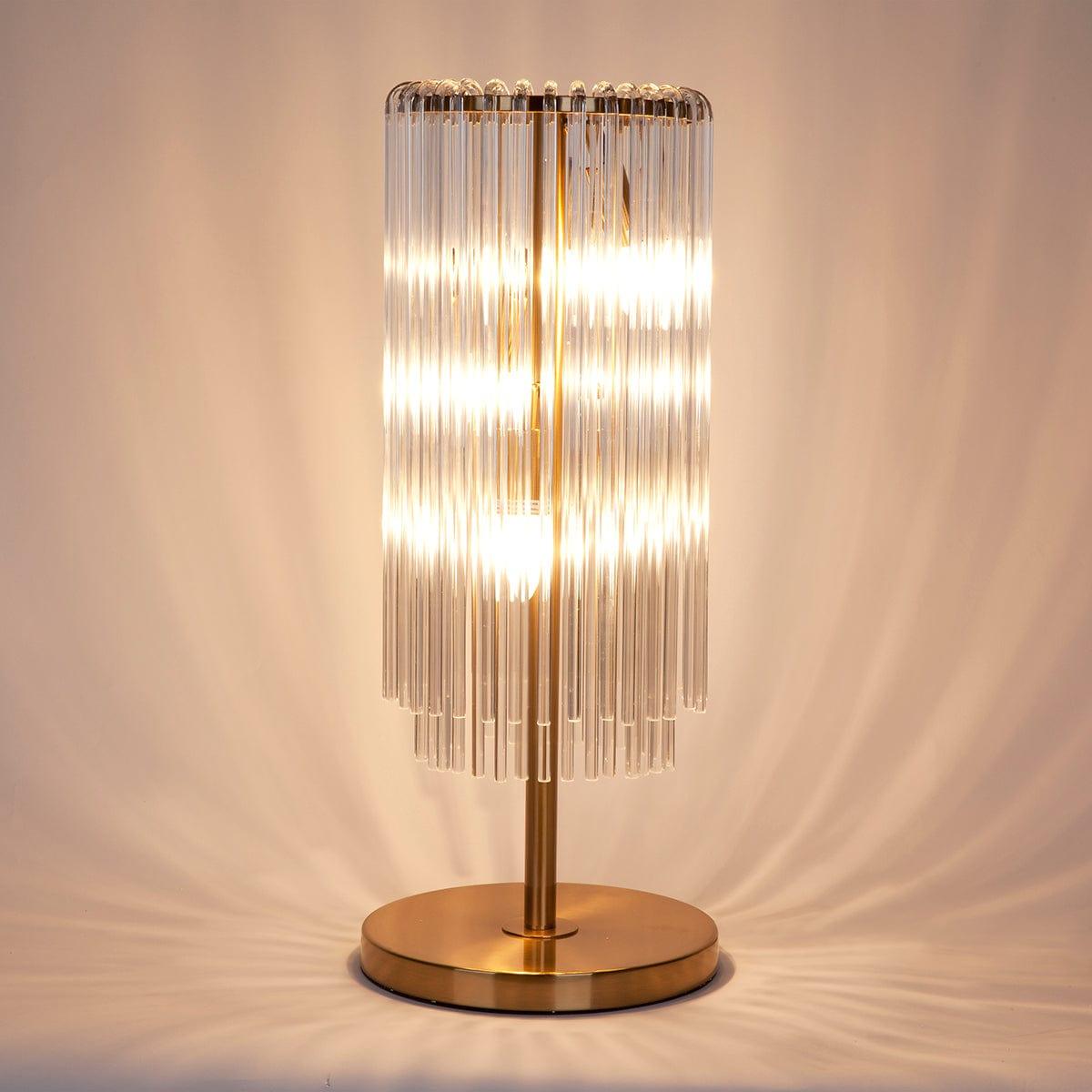 Zara Table Lamp - Brass.