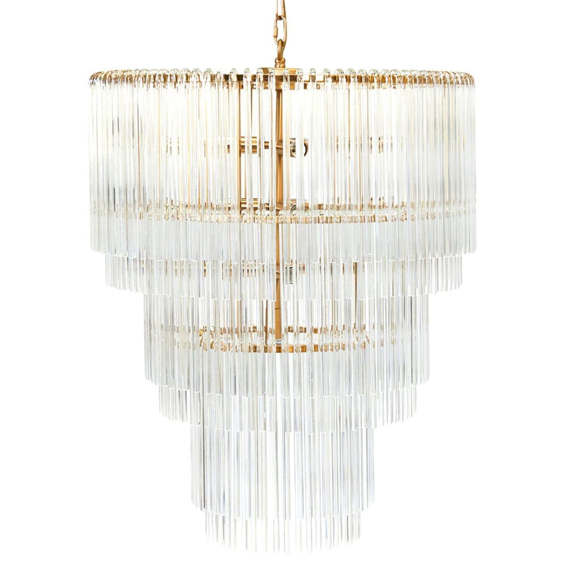 Zara Pendant - 3 Tier Brass.