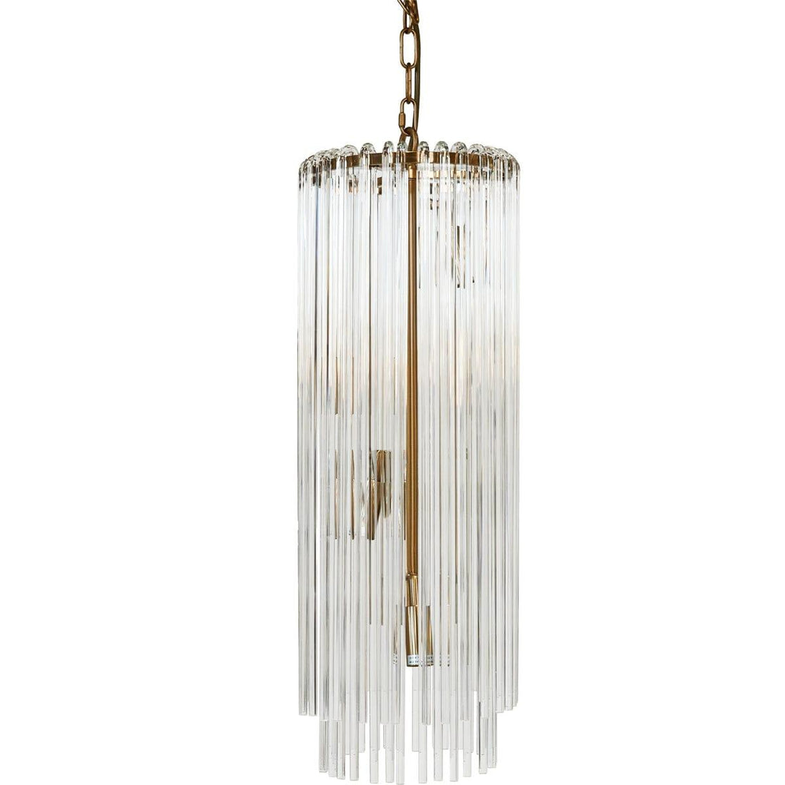 Zara Pendant - Long Brass.