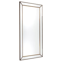 House Journey Zeta Floor Mirror - Antique Gold