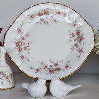 Paragon Bone China Paragon Victoriana Rose Tabbed Cake Plate