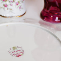 Paragon Bone China Paragon Victoriana Rose Tabbed Cake Plate