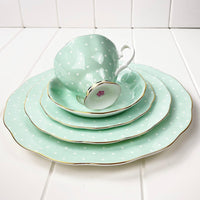 Royal Albert Cheeky Vintage Mix Polka Rose 5pc Service for One.