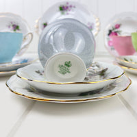 Royal Albert Bone China Royal Standard Harlequin Silver Rose - 2728 Trio