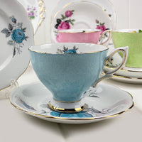Royal Albert Bone China Royal Standard Harlequin Turquoise  - 2436 Trio