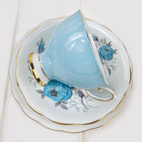 Royal Albert Bone China Royal Standard Harlequin Turquoise  - 2436 Trio