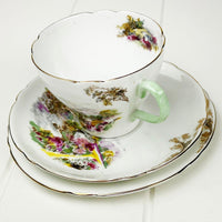 Shelley Bone China Shelley Heather Trio