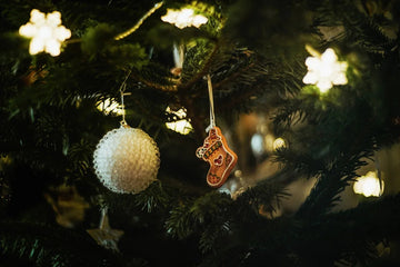 Cozy Christmas tree with white snowflake lights and festive ornaments for holiday home decor