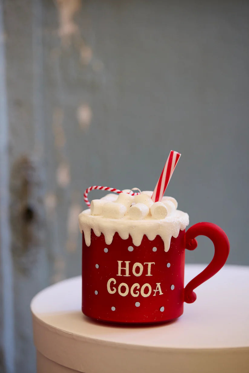 Glass Hot Cocoa Mug Hanging