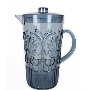 Acrylic Scollop Blue Pitcher