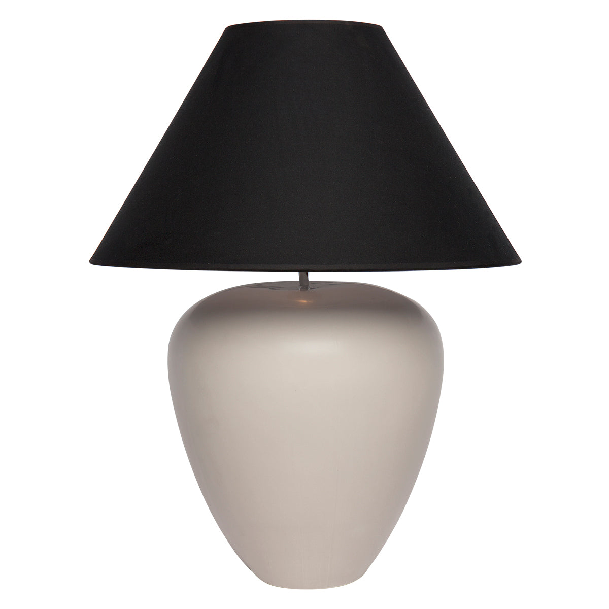 Picasso Table Lamp - Natural w Black Shade