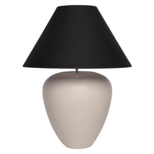 Load image into Gallery viewer, Picasso Table Lamp - Natural w Black Shade
