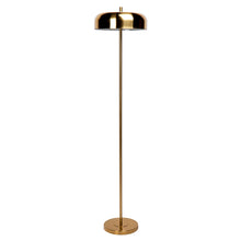 Load image into Gallery viewer, Sachs Floor Lamp - Polished Brass w Brushed Brass Shade
