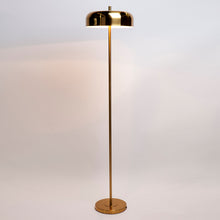 Load image into Gallery viewer, Sachs Floor Lamp - Polished Brass w Brushed Brass Shade
