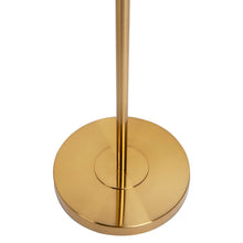 Load image into Gallery viewer, Sachs Floor Lamp - Polished Brass w Brushed Brass Shade
