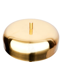 Sachs Floor Lamp - Polished Brass w Brushed Brass Shade