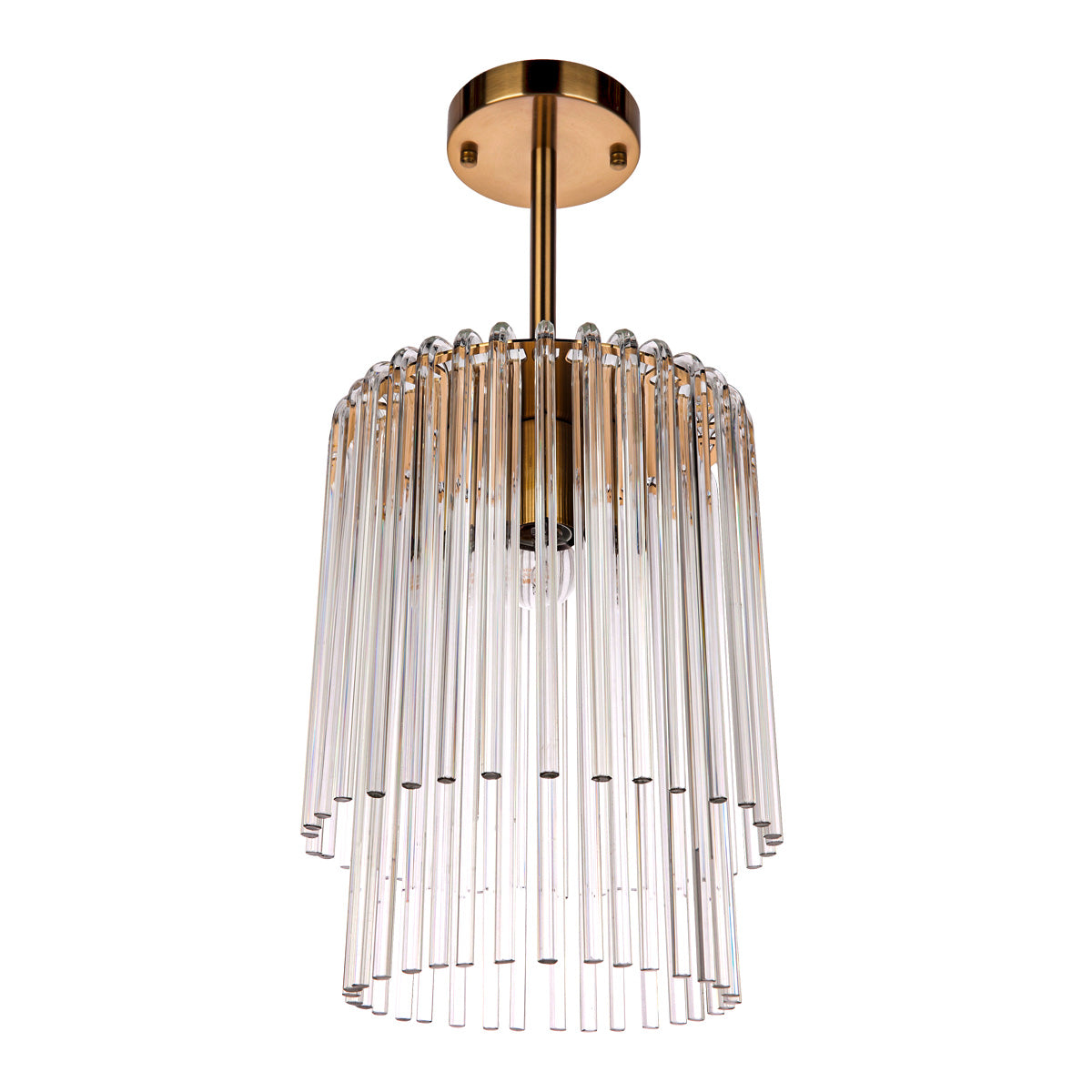 Zara Pendant - Petite Brass