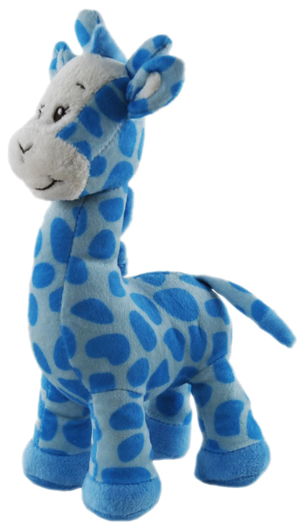 Giraffe Safari with Rattle Blue 25cm
