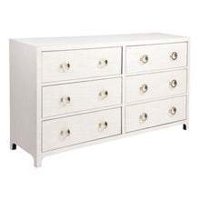 Load image into Gallery viewer, Astley 6 Drawer Upholstered Chest - Natural
