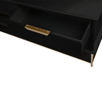 Aimee 4 Drawer Chest - Black