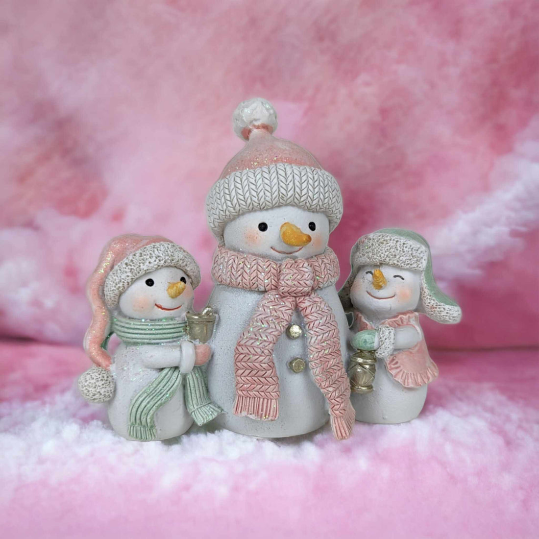 Baby Snowmen Family Decoration