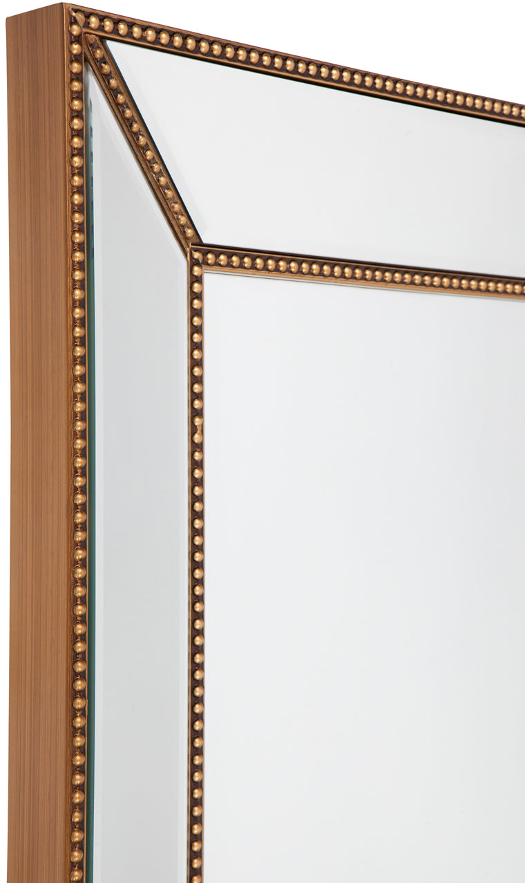 Zeta Wall Mirror - Large Antique Gold