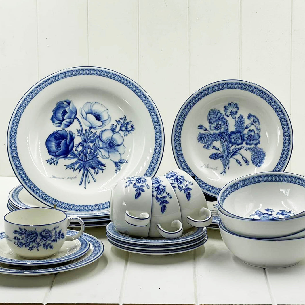 Royal Doulton Blue Botanic 20-Piece Dinner Set