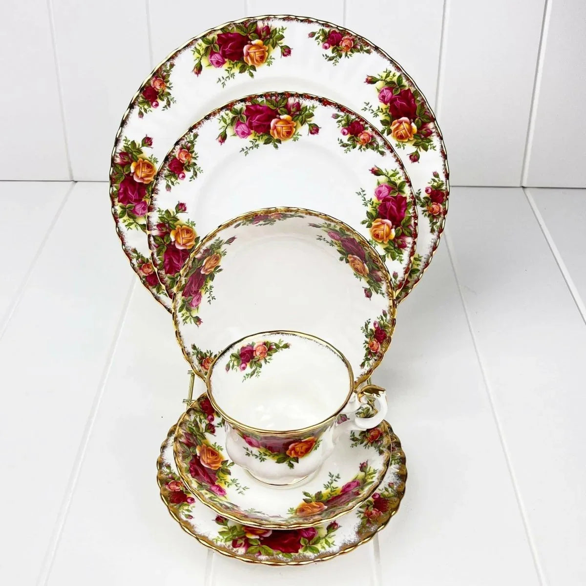 5-Piece Brass Display Stand - Exquisite Homewares 