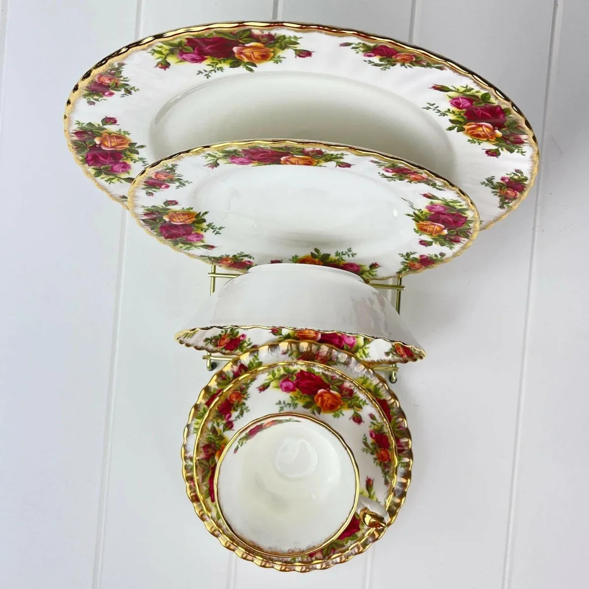 5-Piece Brass Display Stand - Exquisite Homewares 