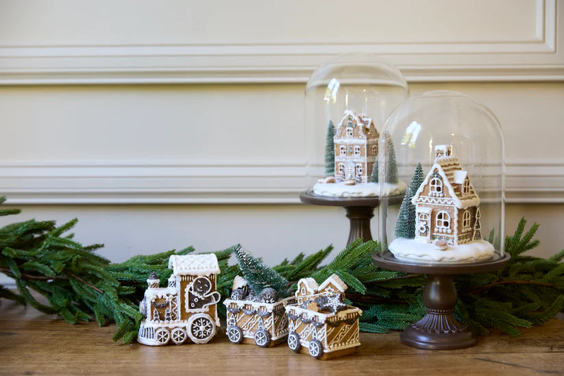 Light-Up Piped Gingerbread Train