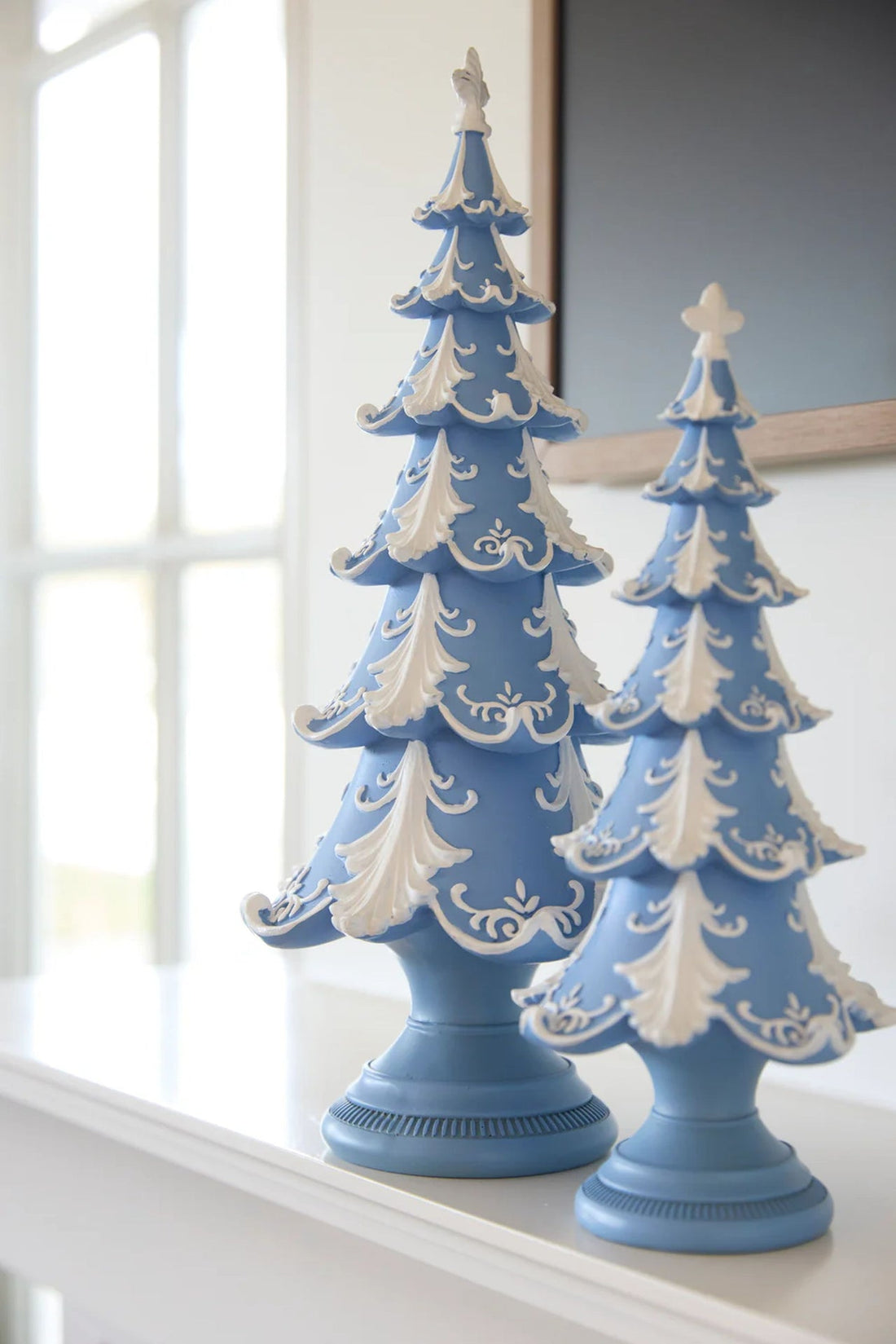 Blue & White Layered Tree - 30.5cm