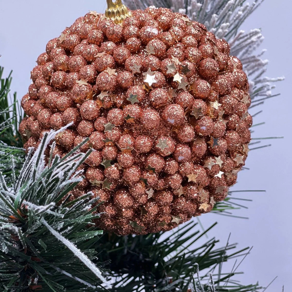 6 Pack Shatterproof Copper Baubles - Exquisite Homewares 