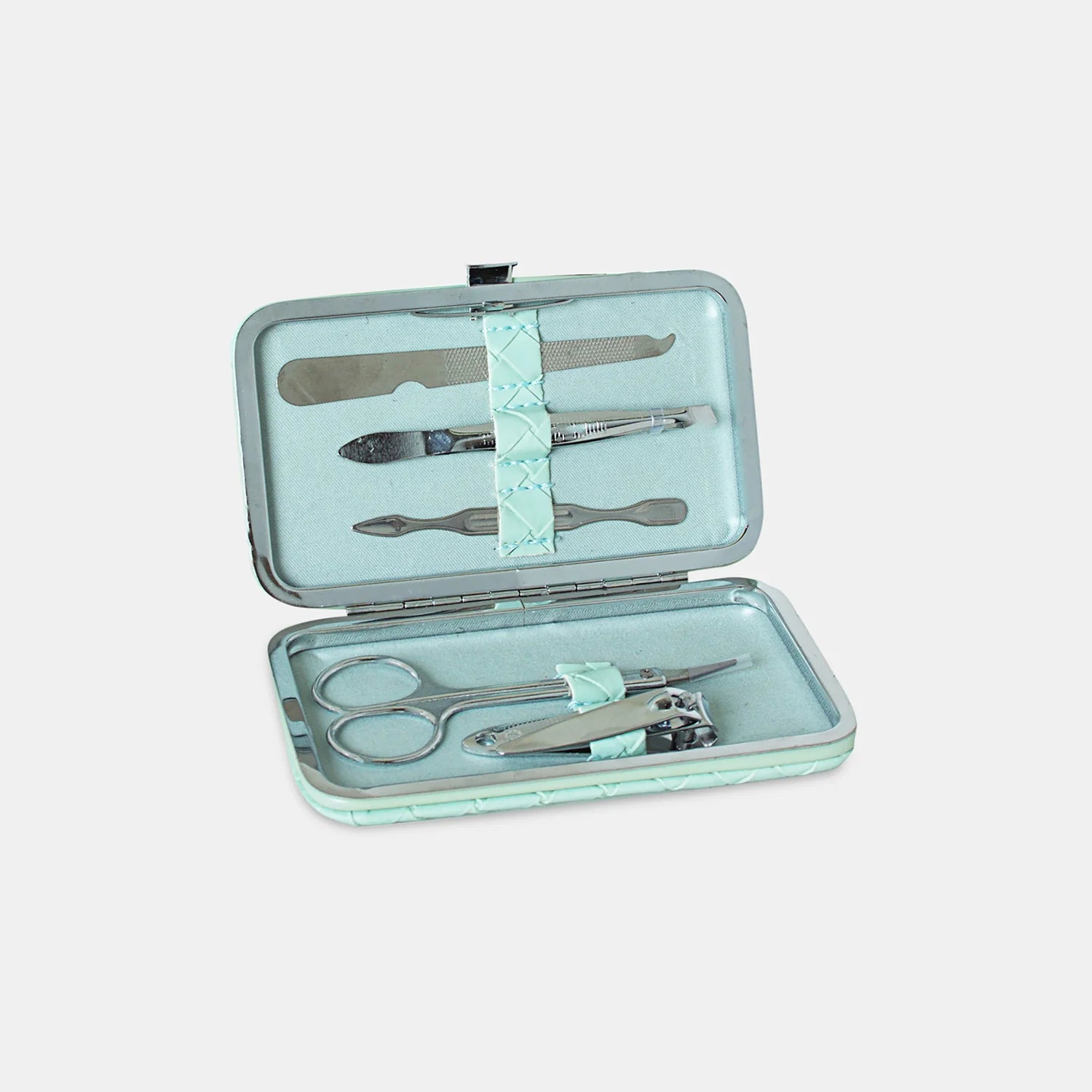 Manicure Set -  Woven Teal