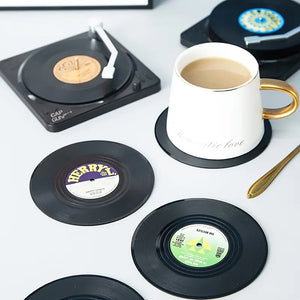 Vinyl Record Coasters (Set of 7)