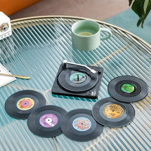 Load image into Gallery viewer, Vinyl Record Coasters (Set of 7)
