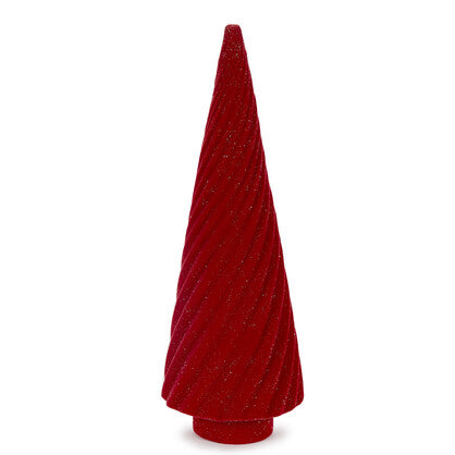 Red Velvet Swirl Table Top Tree