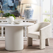 Load image into Gallery viewer, Arlo Round Dining Table - 1.2m White
