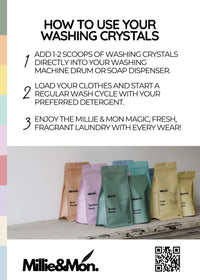 Premium Meets Floral - 500g Mille&Mon Floral Fun Washing Crystals