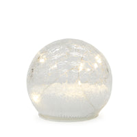 Light-Up 12cm Glass Snowball