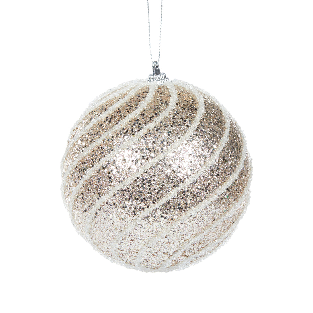 Champagne Swirl Bauble