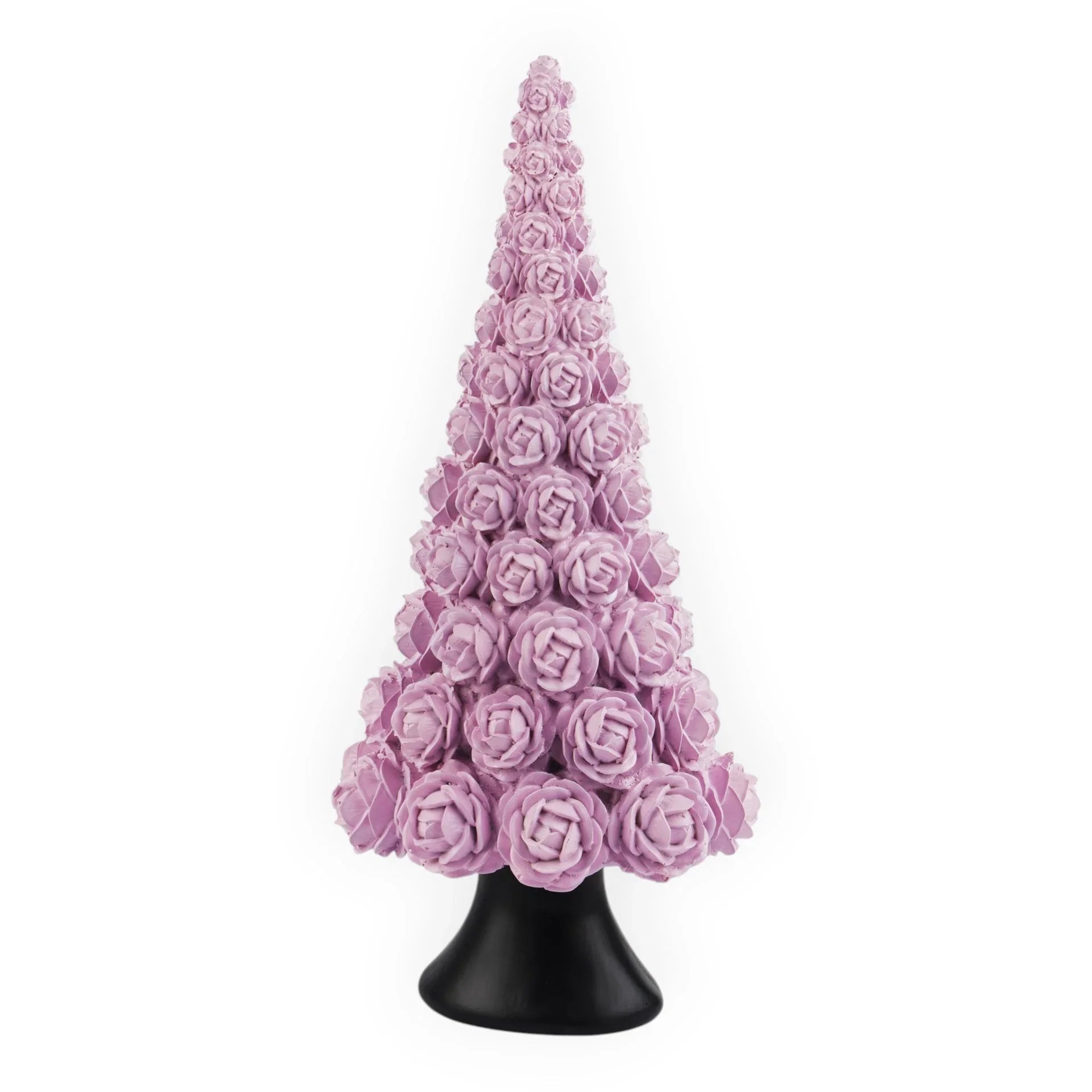 Pink & Black Rosette Tree - 36cm