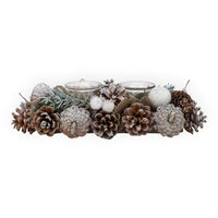 Silver Double Candle Holder
