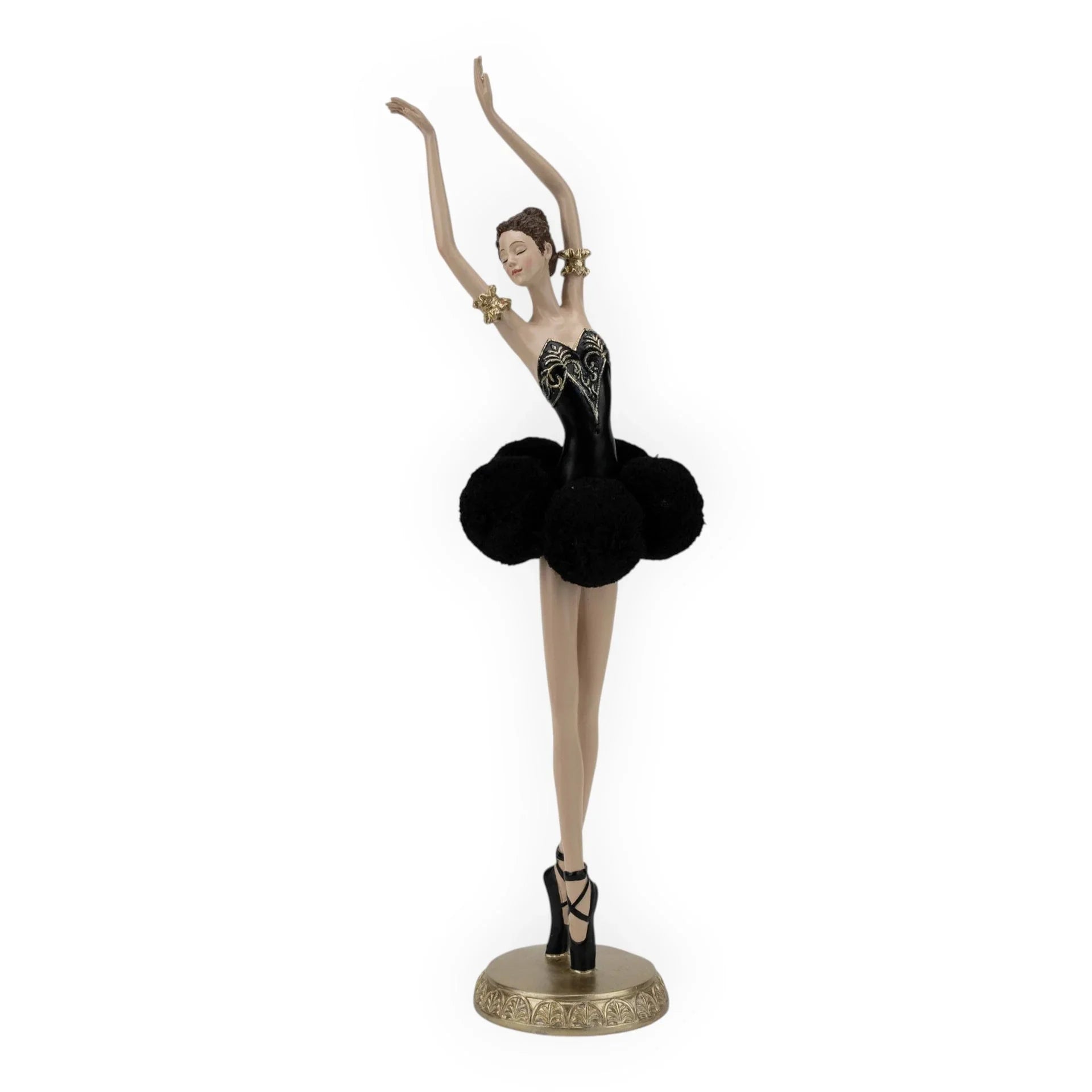 Ballerina Double Pointe Black Pom Pom Tutu - 46cm