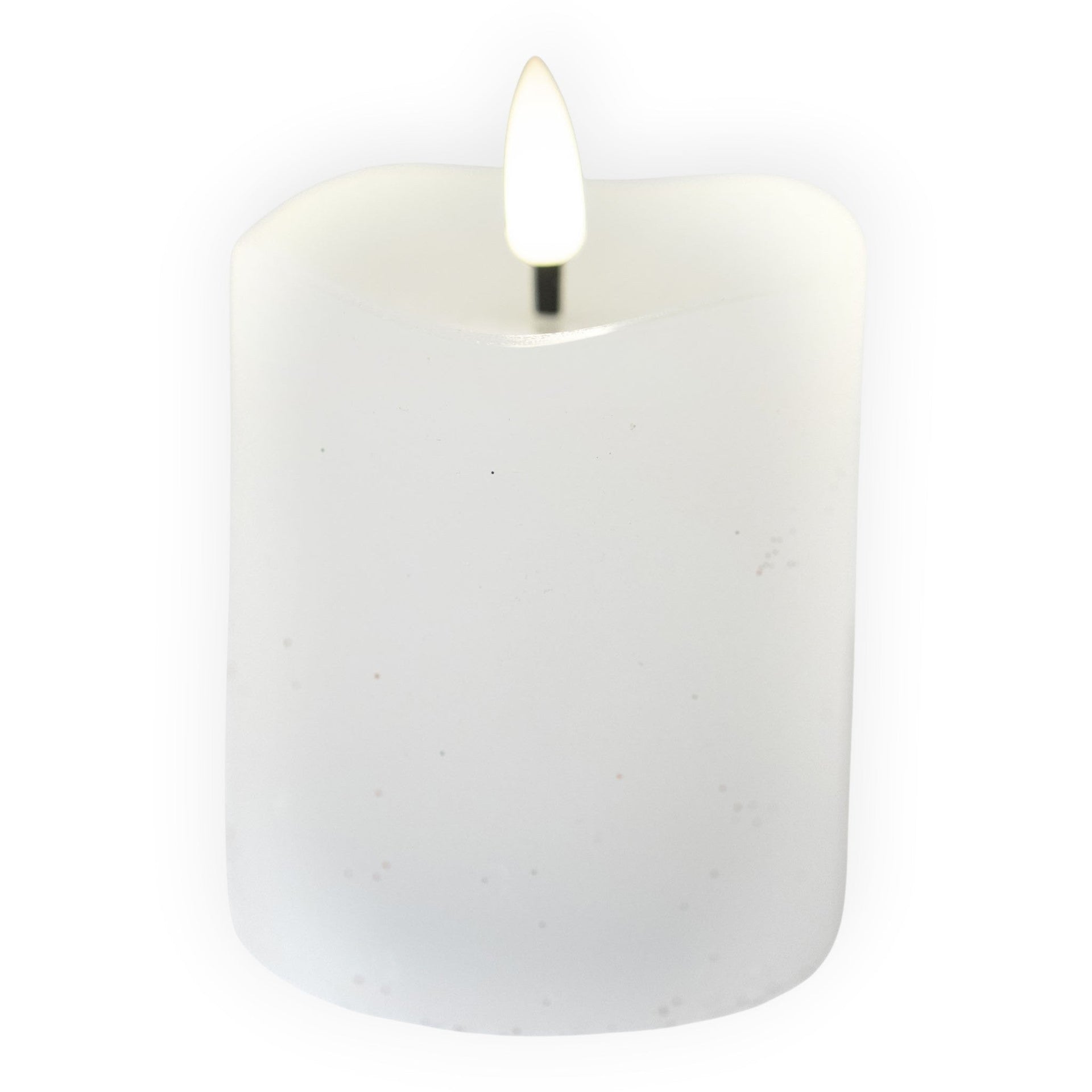 LED White Candle 7.5cm x 8.5cm