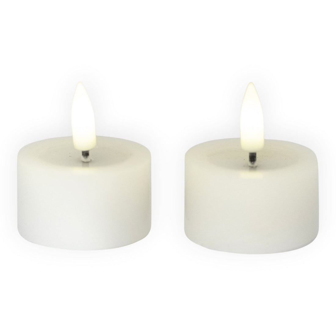 Set of 2 Tealight LED White Candle