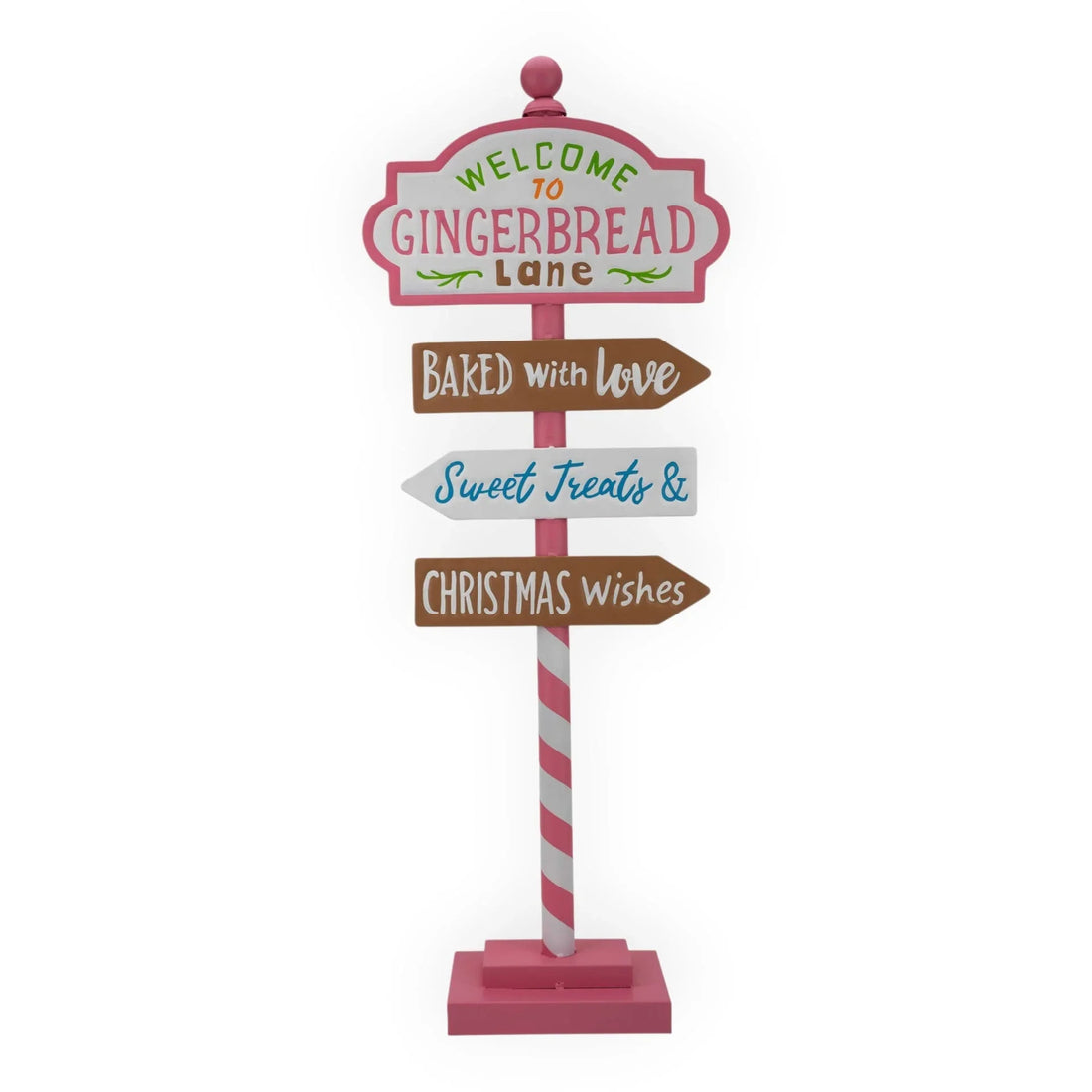 Welcome Gingerbread Candy Sign - 89cm