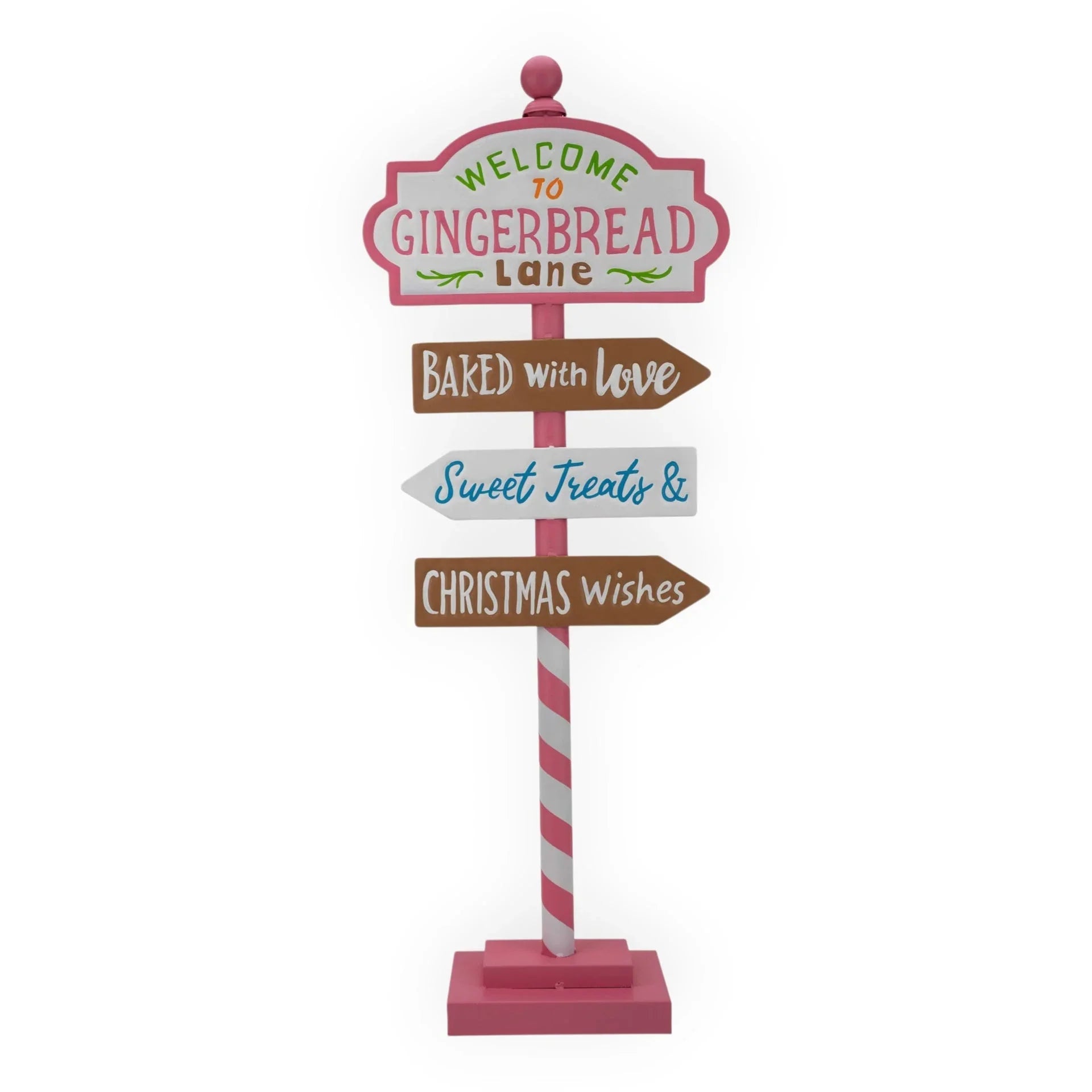 Welcome Gingerbread Candy Sign - 89cm