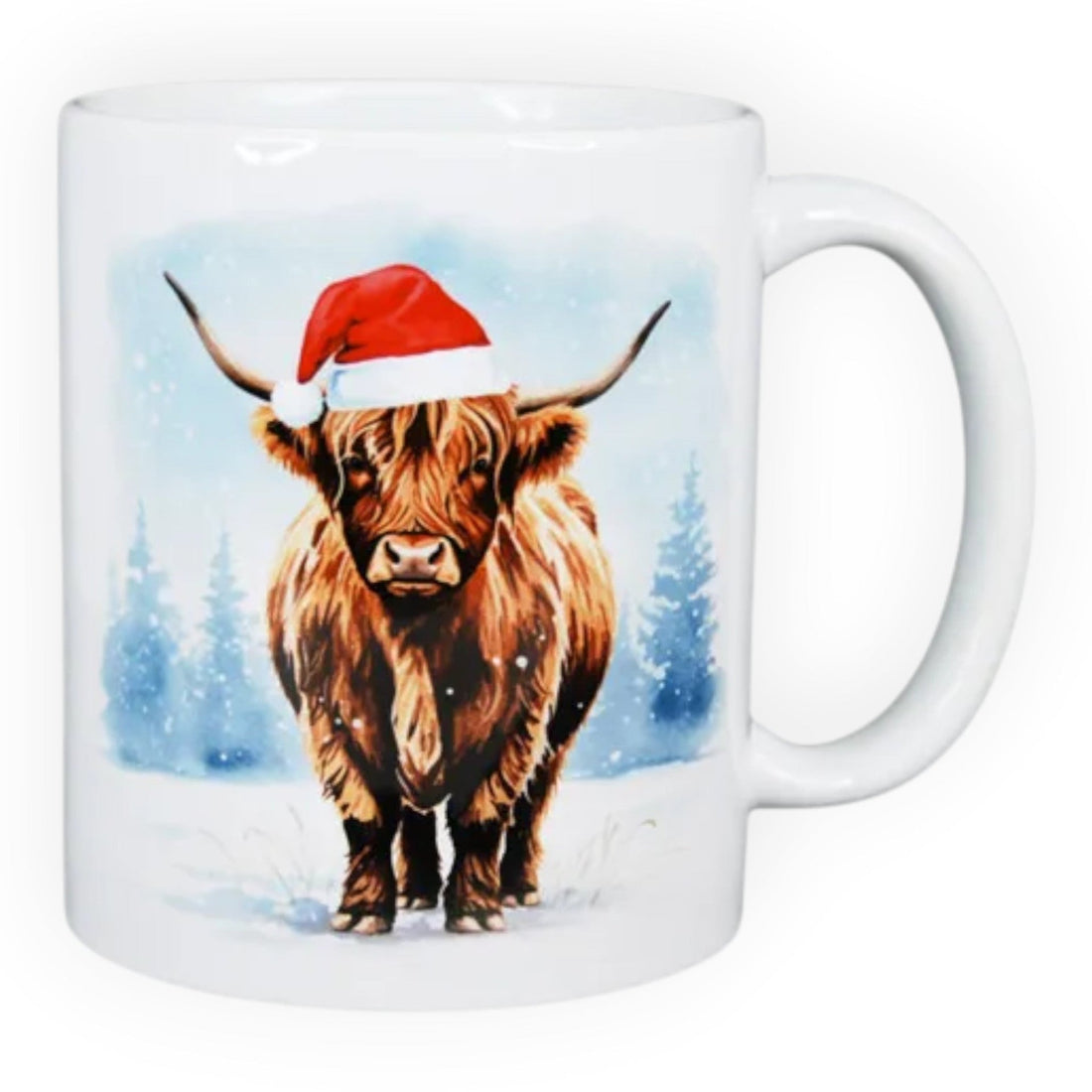 Coffee Mug - Christmas Highland Cow 2026